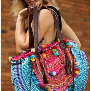 Thailand HalfMoon boho bag